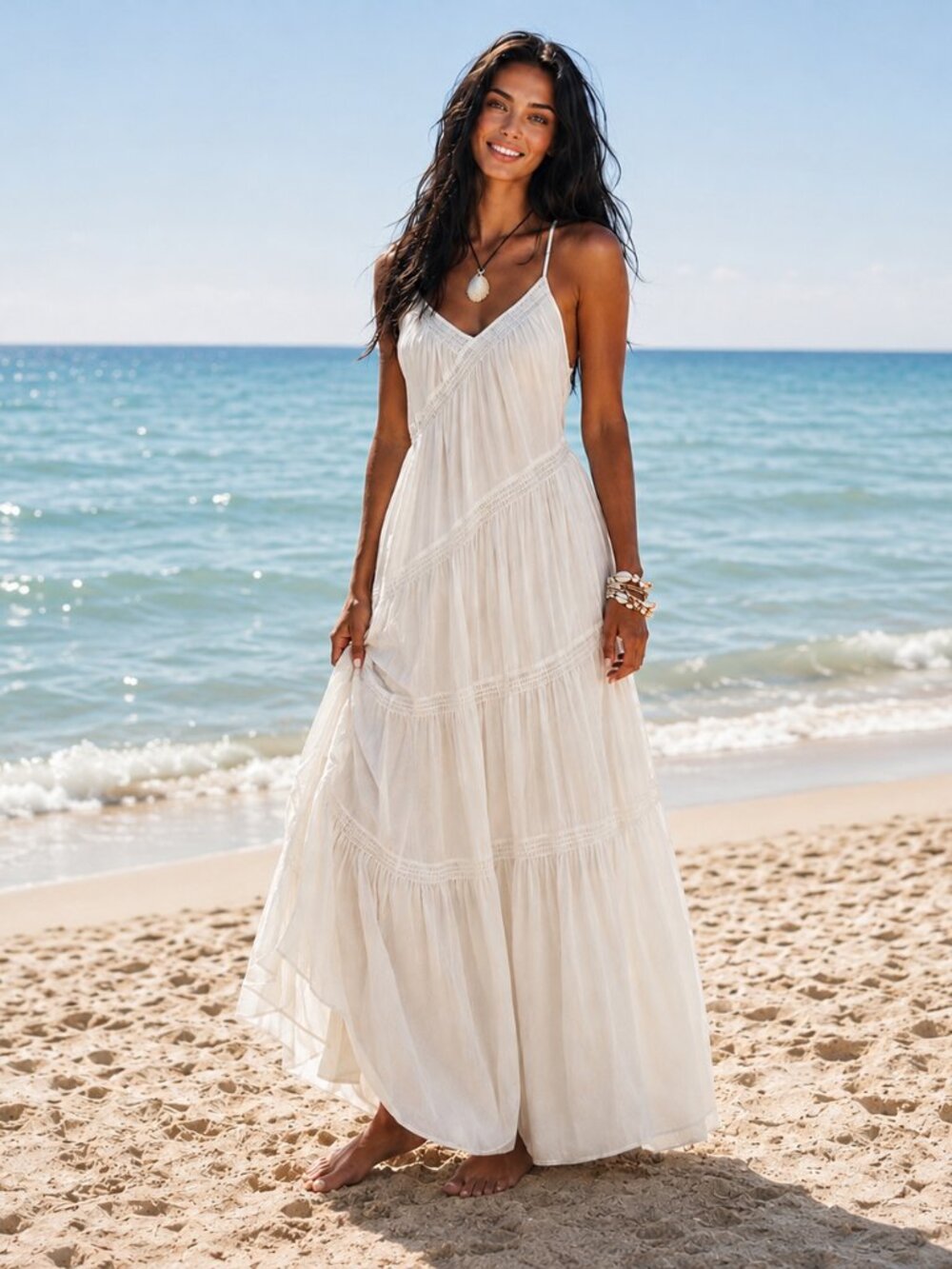Free People Horizon Coast Maxi Dress XS NWT - Picture 5 of 10
